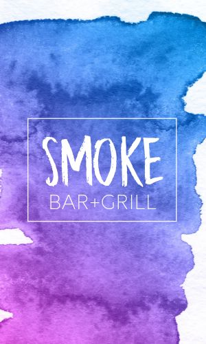 Smoke Bar and Grill Business Card