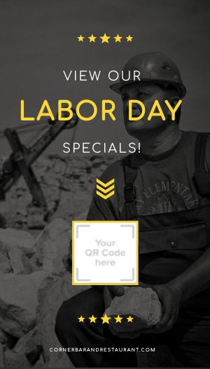QR Labor Day Digital Poster