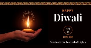 Traditional Diwali FB Post