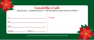 Holidays Gift Certificate