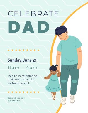 Celebrate Dad Flyer