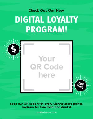 Loyalty Program QR Flyer