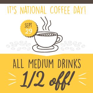 National Coffee Day Instagram Update