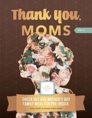 Floral Mothers Day Flyer