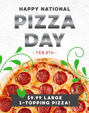 Celebrate Pizza Poster