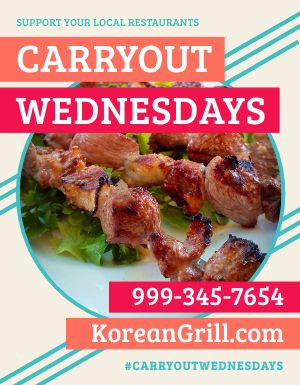 Carryout Promo Flyer