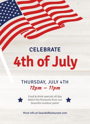 Celebrate Fourth of July Tabletop Insert
