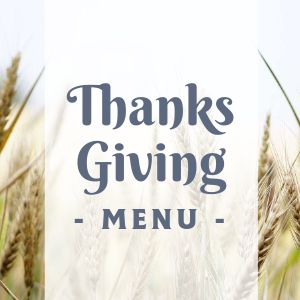 Thanksgiving Menu IG Post