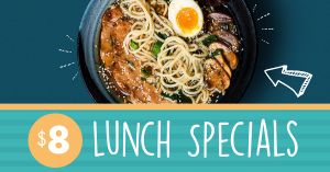 Lunch Special Facebook Post