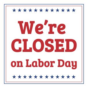 Closed Labor Day Instagram Post