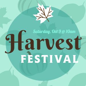 Harvest Festival Instagram Post