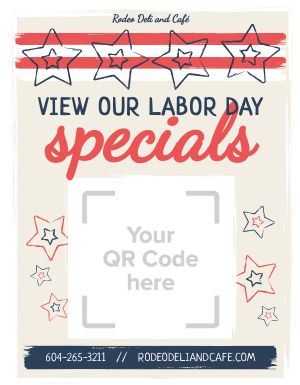 Labor Day Holiday Signage