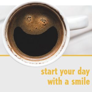 Coffee Smile Instagram Post