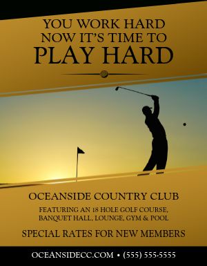 Golf Club Flyer