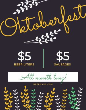Octoberfest Deals Flyer