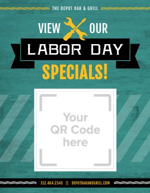 Labor Day Specials Sign