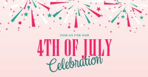 Pink 4th of July FB Post