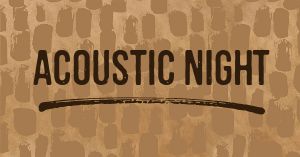 Acoustic Night Facebook Post