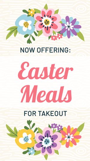 Easter Takeout Instagram Story