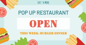 Popup Restaurant Facebook Post