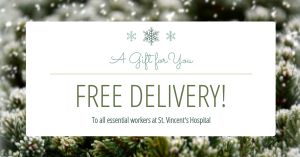 Free Delivery Winter Facebook Post