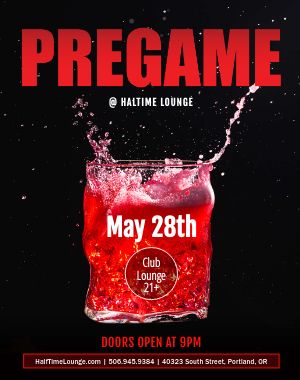 Pregame Nightclub Poster