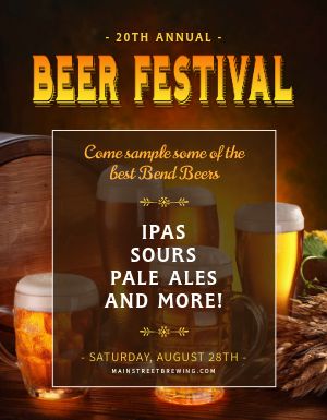 Simple Beer Festival Flyer