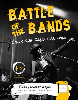 Battle of the Bands Flyer