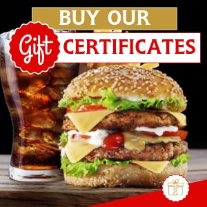 Burger Gift Certificate Instagram Post
