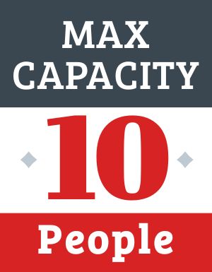 Max Capacity Sign