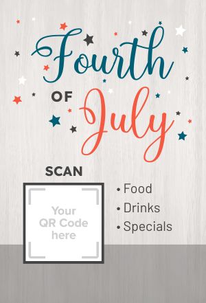4th of July Table Tent