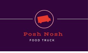 Fresh Food Truck Business Card