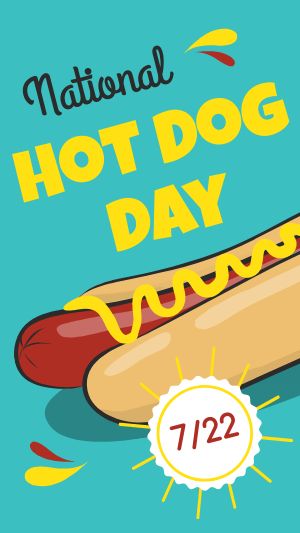 Hot Dog Facebook Story