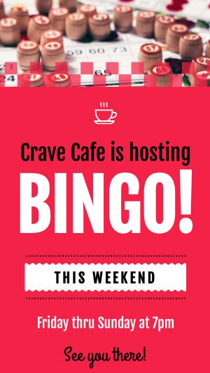Cafe Bingo FB Story