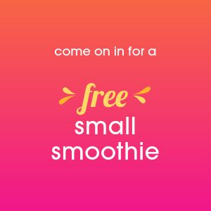Free Smoothie Coupon Card