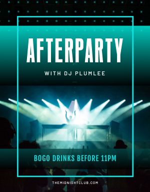 Bright After Party Flyer