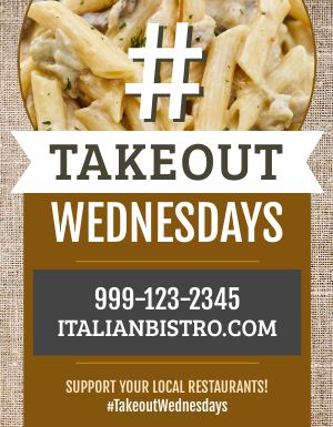 Takeout Wednesday Flyer