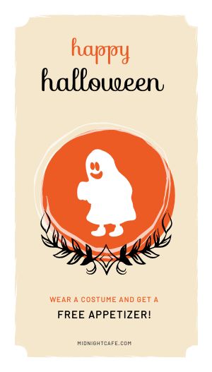 Simple Halloween Digital Marketing Board
