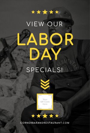 Labor Day QR Table Tent