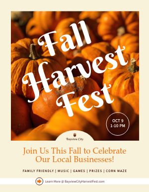 Fall Pumpkin Festival Flyer