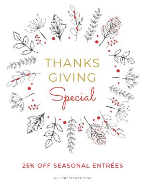 Thanksgiving Wreath Flyer