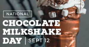 Chocolate Milkshake Facebook Update