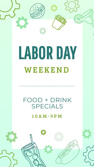 Labor Day Weekend Specials IG Story