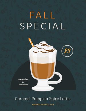 Fall Coffee Specials Flyer