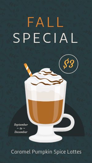 Fall Coffee Specials FB Story