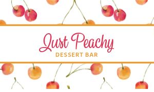 Dessert Shop Business Card
