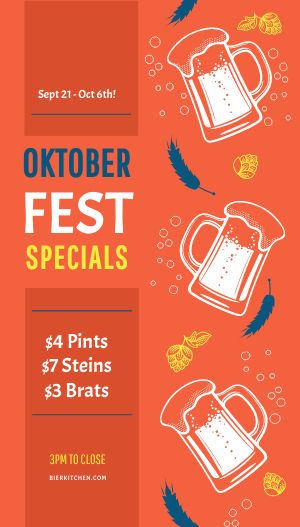 Oktoberfest Digital Poster