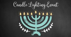 Hanukkah Candle Lighting Facebook Post