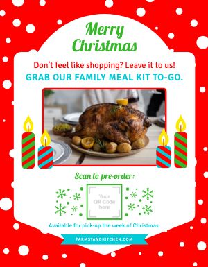 Christmas Takeout Flyer