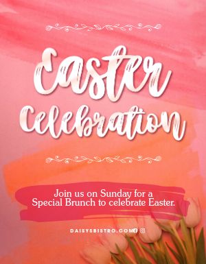 Pink Easter Flyer